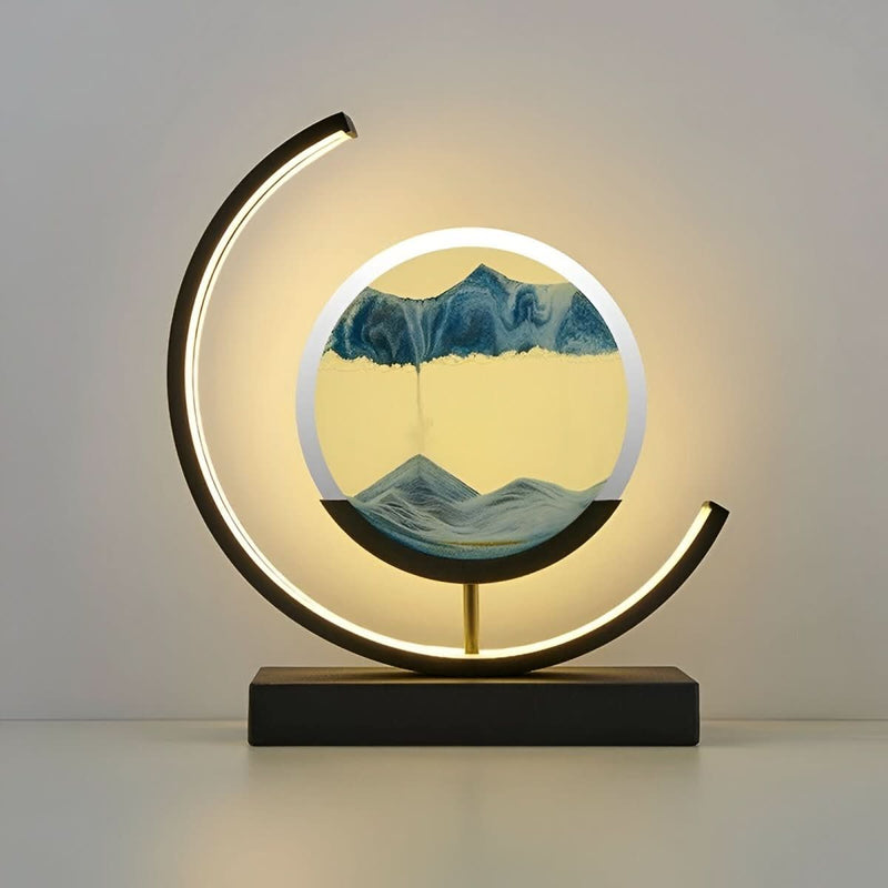 Sand Lamp with Moving Sand and Dimmable LED Lighting for a Relaxing Atmosphere