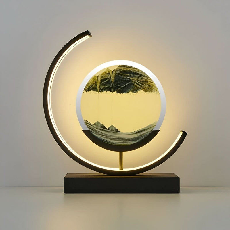 Sand Lamp with Moving Sand and Dimmable LED Lighting for a Relaxing Atmosphere