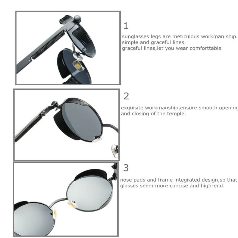 Unisex Vintage Polarised Sunglasses with UV400 Protection