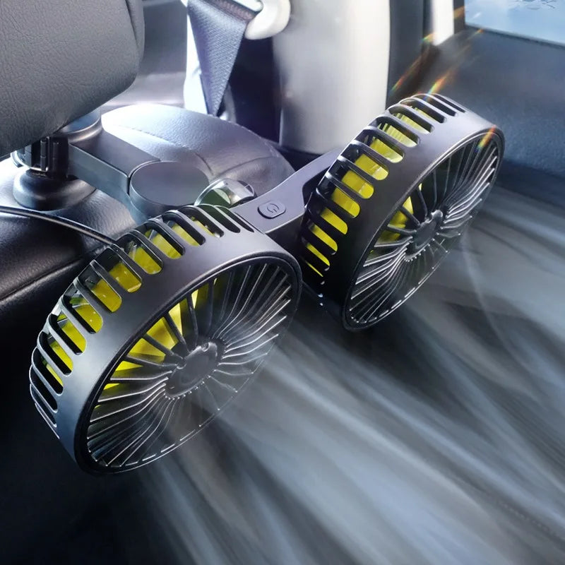 Adjustable USB Car Cooling Fan