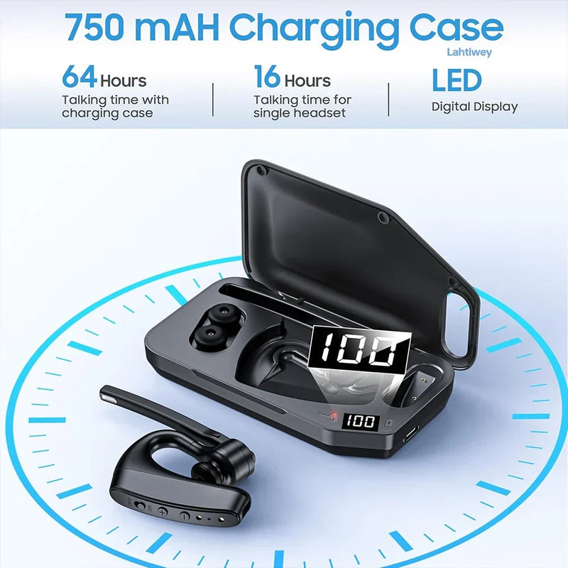 Zevran Wireless ENC Bluetooth Headset with Charging Case