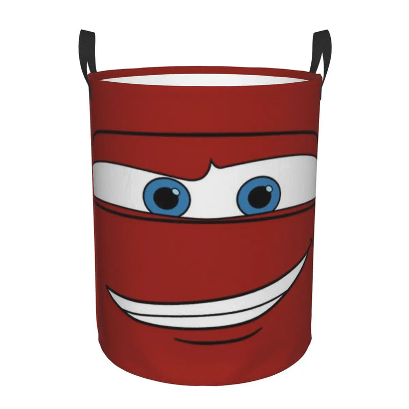 Cars Lightning McQueen Laundry Basket – Spacious and Foldable Basket for Clothes