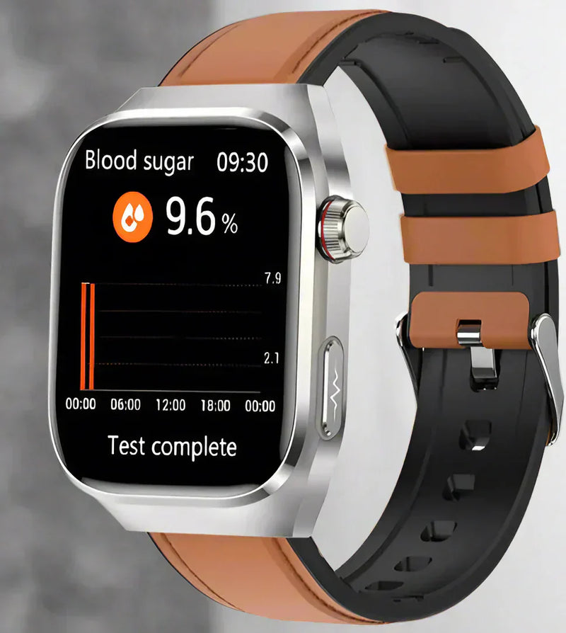 Unisex Smartwatch with ECG Health Monitoring Bluetooth AMOLED Screen