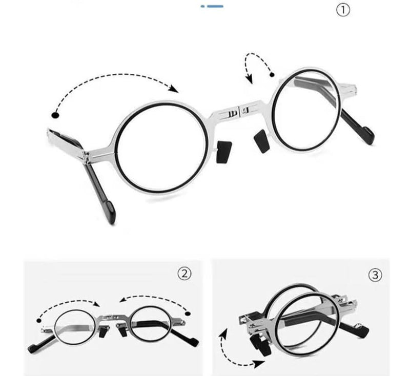 Foldable Reading Glasses with Compact Case for Everyday Convenience