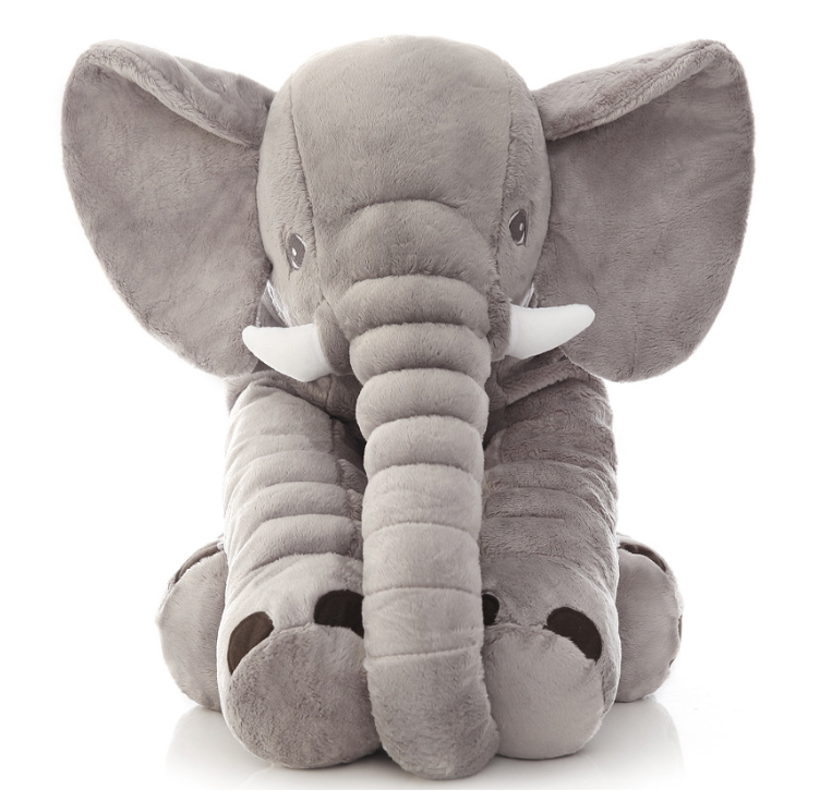 Elephant Cuddle Baby Pillow – Soft, Cuddly, and Comfortable