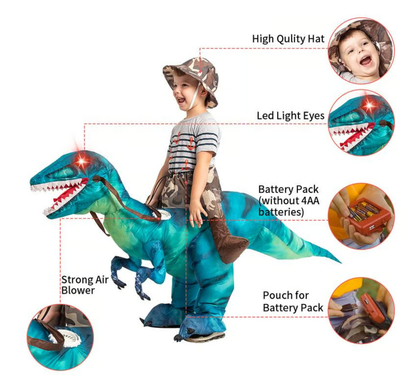 Dino Ride-On - Inflatable Toy