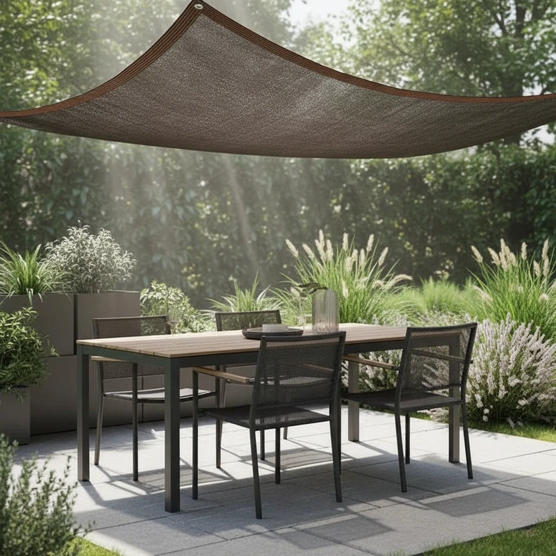 UV-Resistant Shade Cloth with 70–80% Sun Protection for Outdoor Use