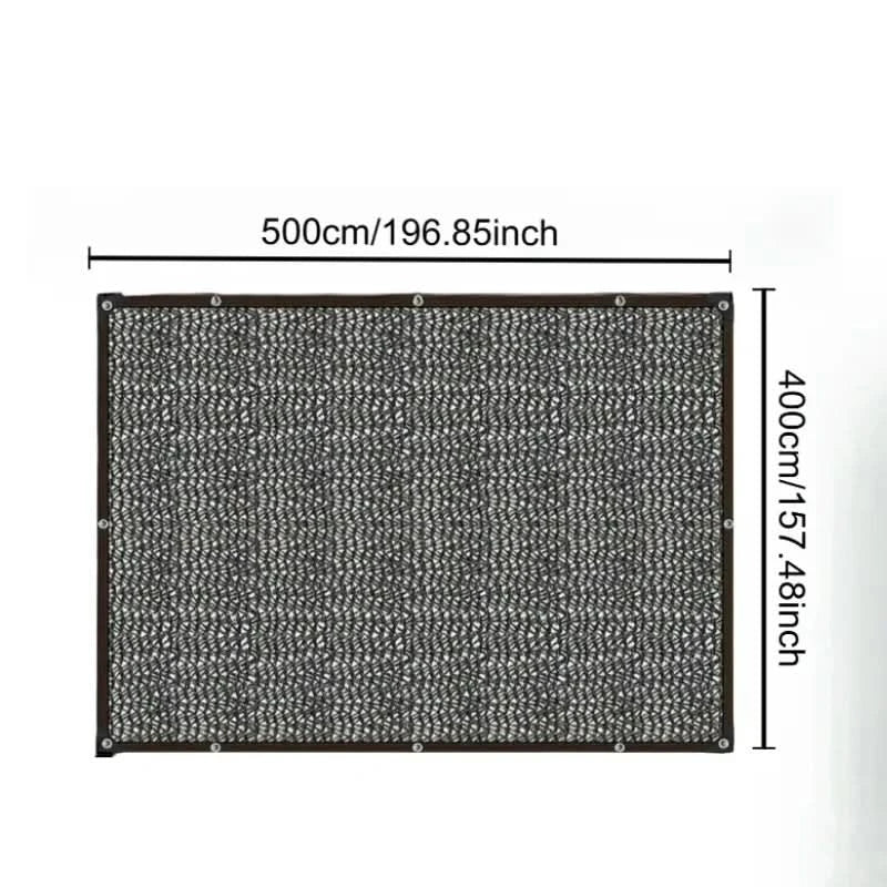 UV-Resistant Shade Cloth with 70–80% Sun Protection for Outdoor Use