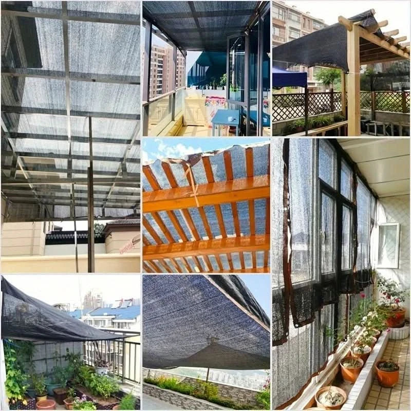 UV-Resistant Shade Cloth with 70–80% Sun Protection for Outdoor Use