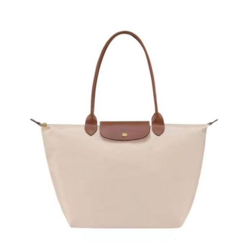 Luxury Leather Tote Bag for Women – Large Shoulder Bag with Zipper