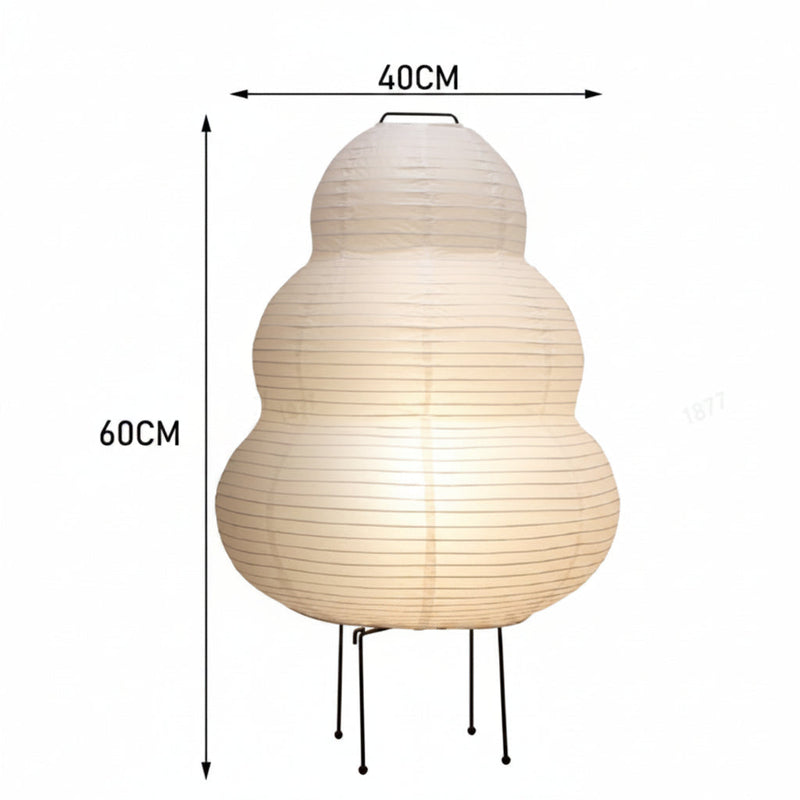 Japanese Rice Paper Table Lamp with Soft Ambient Glow