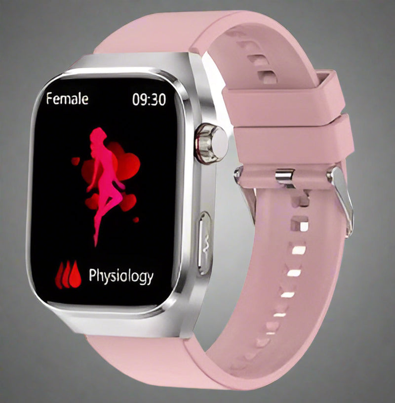 Unisex Smartwatch with ECG Health Monitoring Bluetooth AMOLED Screen