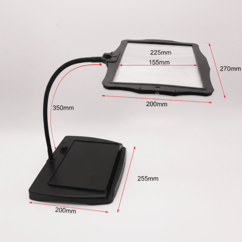 HANDWERK LUX – Loupe de table avec LED pour un travail précis et des détails nets
