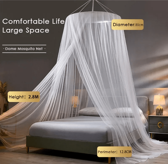 Foldable Hanging Mosquito Net with Breathable Mesh for Comfortable Sleep