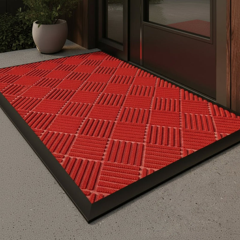 Heavy-Duty Entrance Mat with Anti-Slip Backing for Everyday Protection
