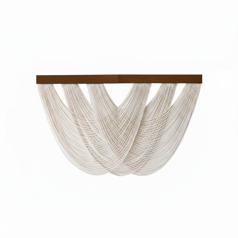 Boho Macrame Wall Hanging with Layered Woven Design