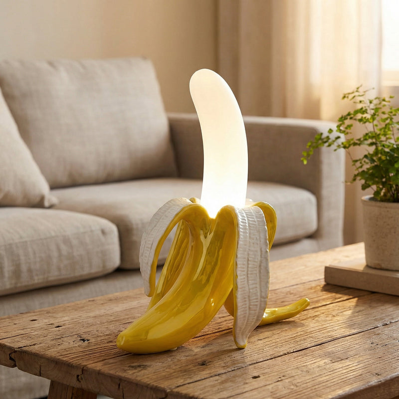 Solenne Banana Sculptural Table Lamp