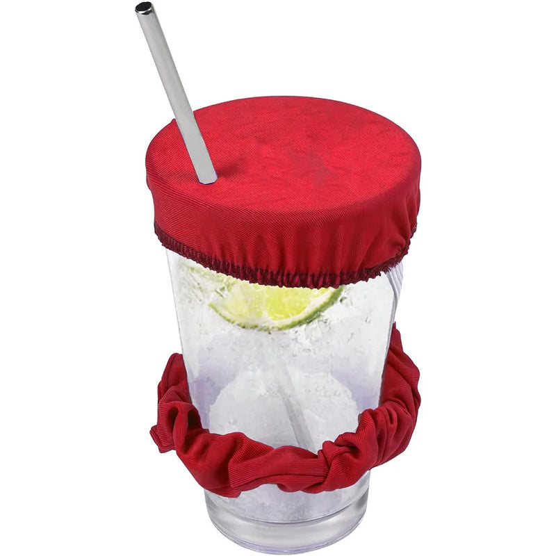 Elastic Drink Cover Set – Secure Protective Cup Topper