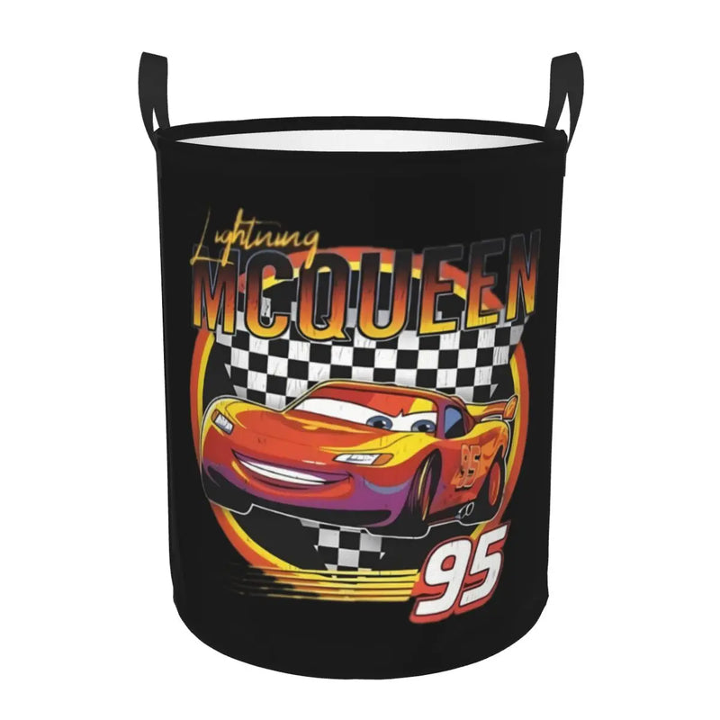 Cars Lightning McQueen Laundry Basket – Spacious and Foldable Basket for Clothes