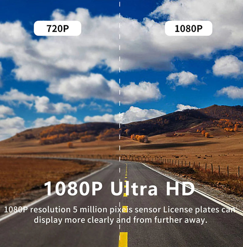 1080P WiFi Dual Lens Dash Cam
