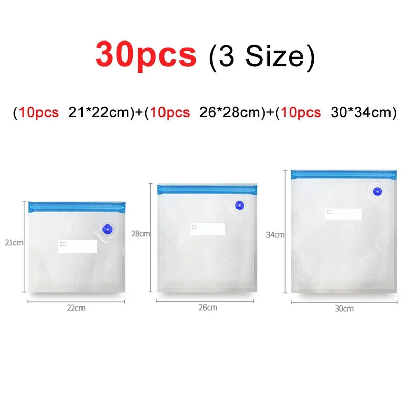 Portable Electric Food Vacuum Pump with Reusable Storage Bags