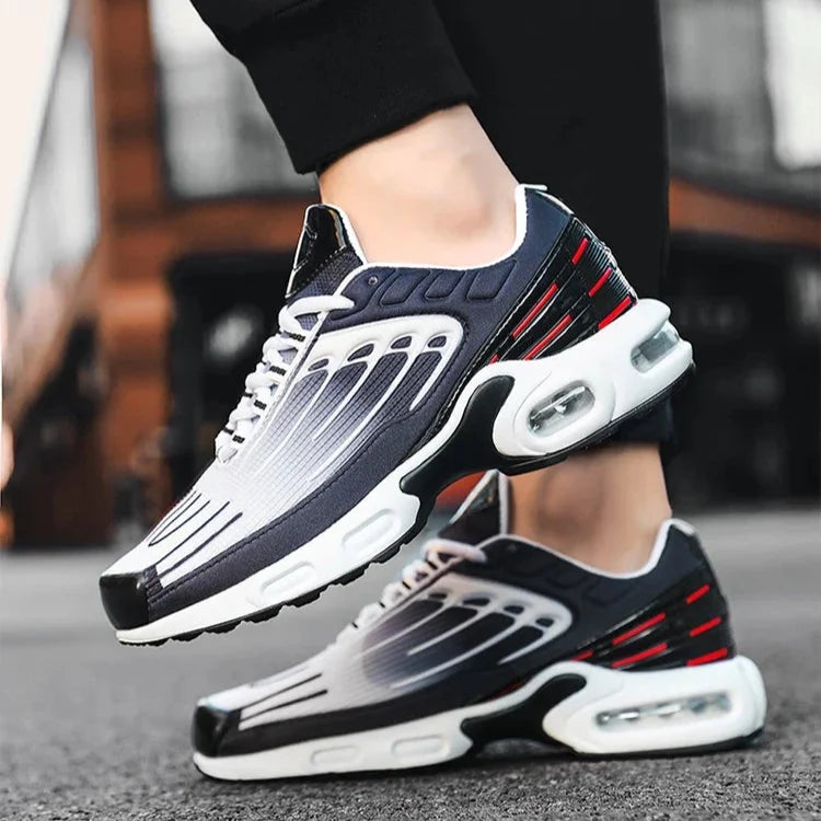 Unisex Lightweight Breathable Mesh Trainers with Cushioned Sole