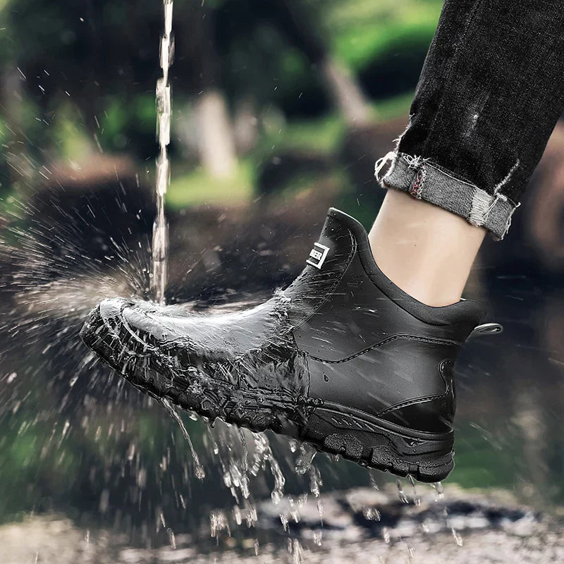 Waterproof Outdoor Ankle Boots for Men – Sturdy & Practical