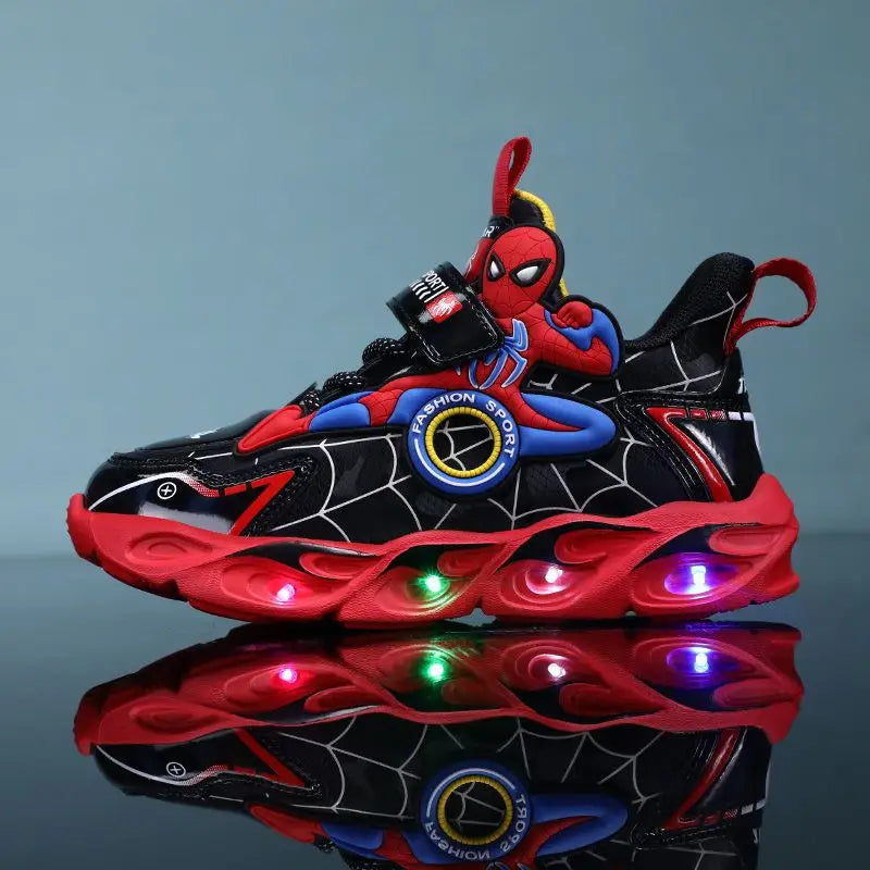 Light-Up Superhero Sneakers for Kids – Stylish and Functional