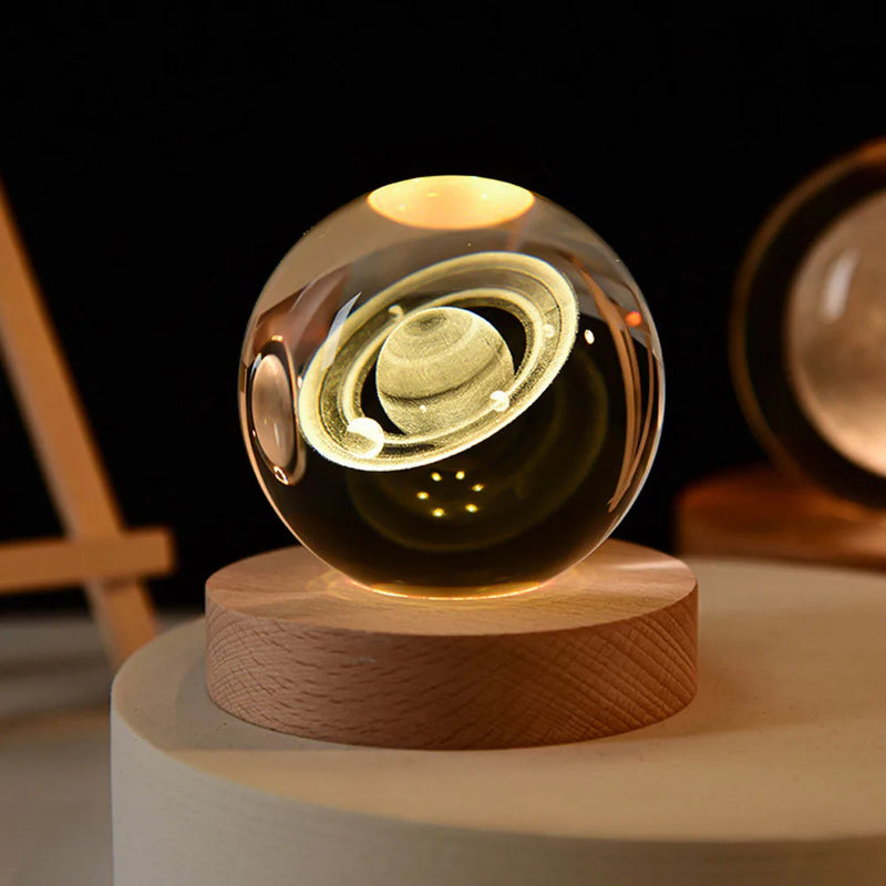 3D Galaxy Sphere LED Table Lamp