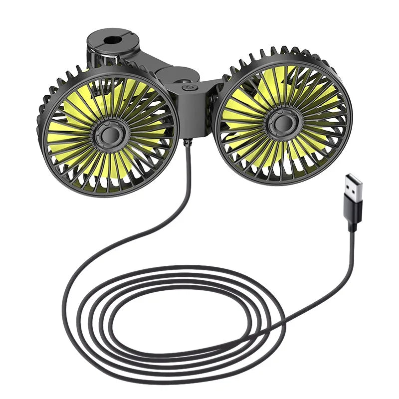 Adjustable USB Car Cooling Fan