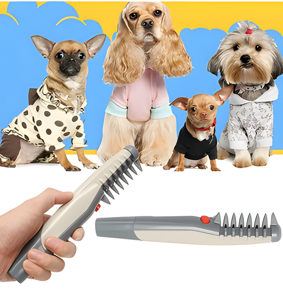 Pet Grooming Trimmer for Removing Knots and Loose Fur