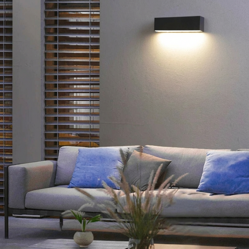 Solar Outdoor Wall Light LED – Minimalistic Wall Lamp with IP65