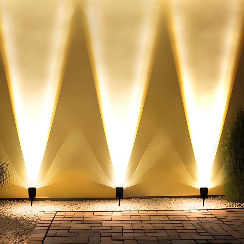 Adjustable Solar Garden Spotlight with Weather-Resistant Design