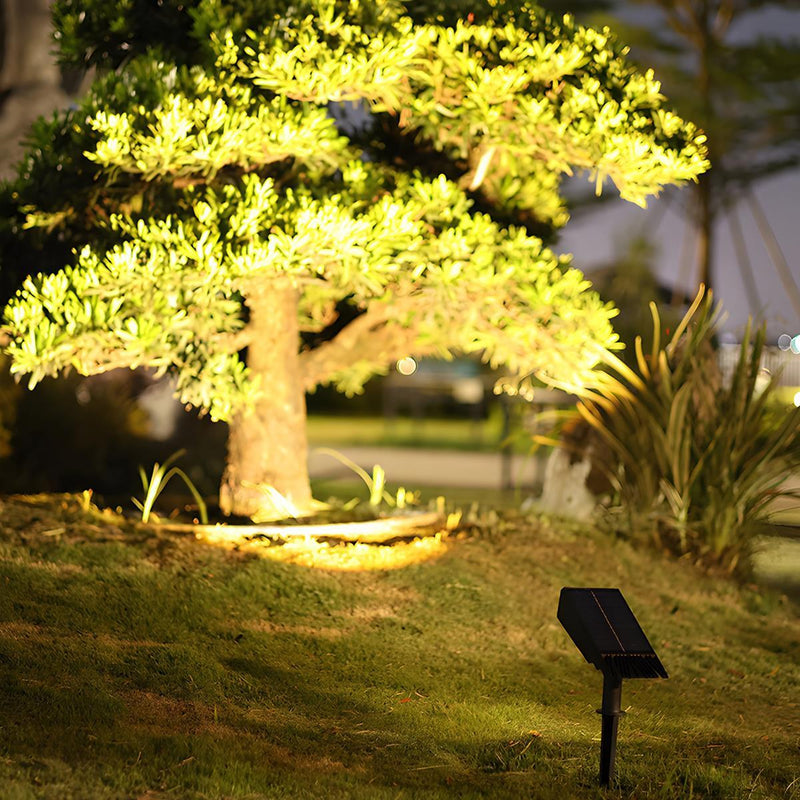Adjustable Solar Garden Spotlight with Weather-Resistant Design