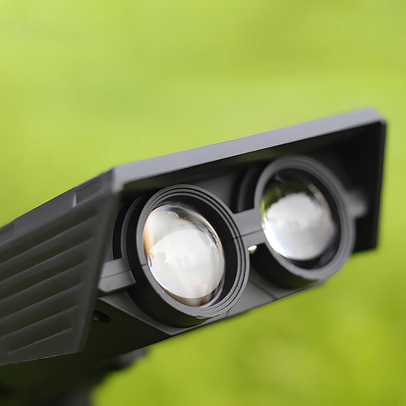 Adjustable Solar Garden Spotlight with Weather-Resistant Design