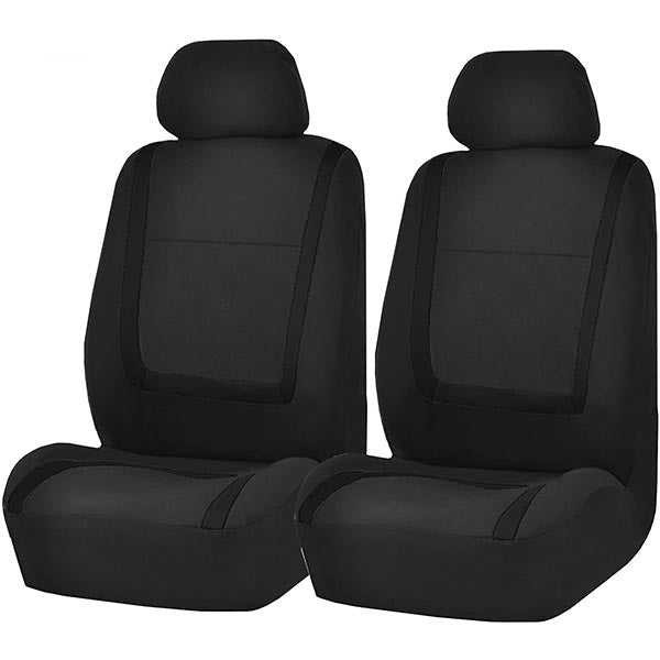 Car Seat Cover Set with Washable Polyester Seat and Headrest Covers