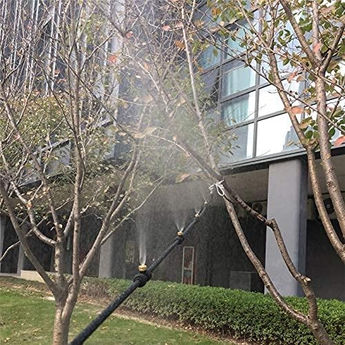 Garden and Patio Misting System with Adjustable Spray Nozzles