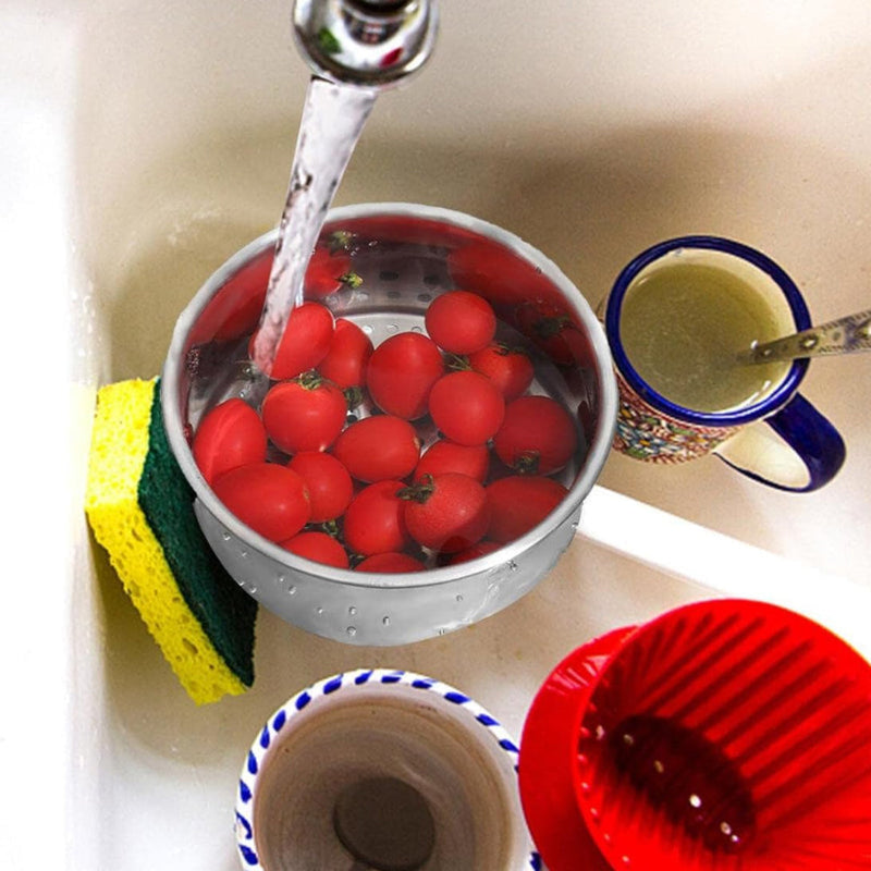 Sink Strainer for Kitchen with Corner Design and Stainless Steel