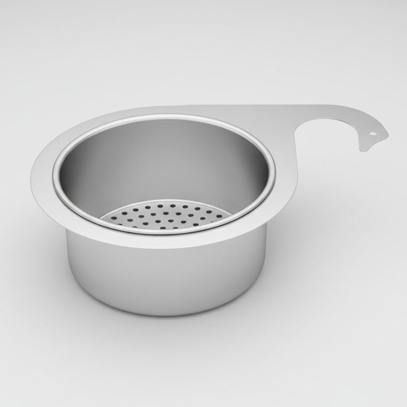 Sink Strainer for Kitchen with Corner Design and Stainless Steel