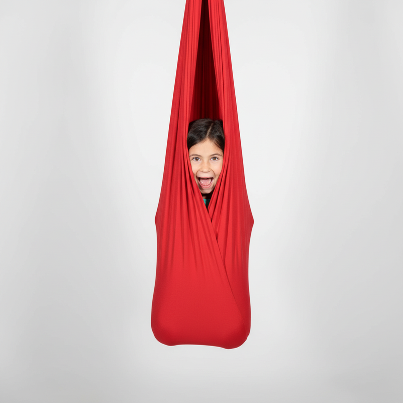 Sensory Swing for Children with Stretch Fabric Hammock Seat for Play