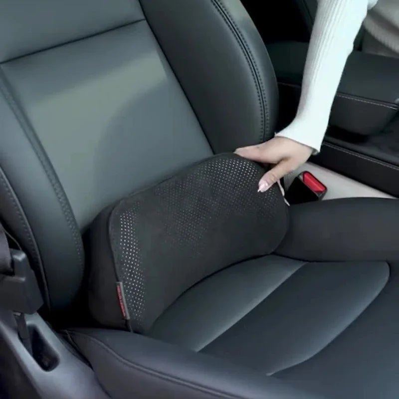 Memory Foam Car Seat Cushion with Integrated Lumbar Support
