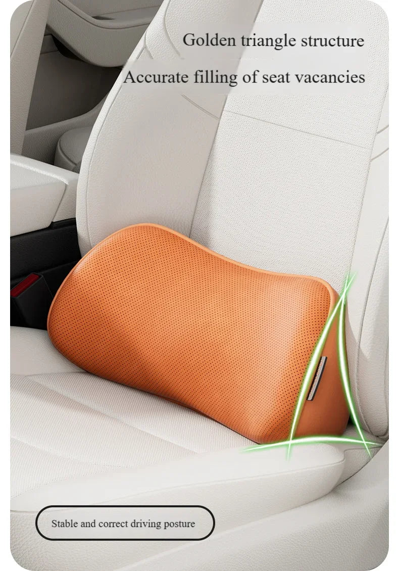 Memory Foam Car Seat Cushion with Integrated Lumbar Support