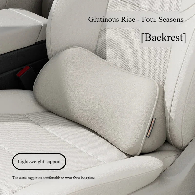 Memory Foam Car Seat Cushion with Integrated Lumbar Support