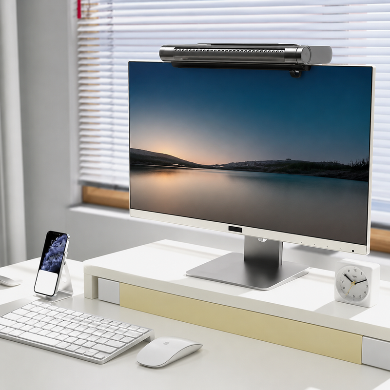 Bladeless USB Fan with Adjustable Airflow for Desks