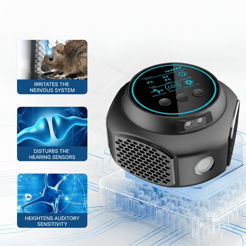 Ultrasonic Plug-In Rodent Repeller for Chemical-Free Pest Control