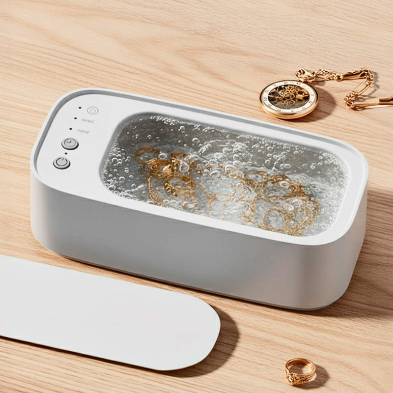 Compact Ultrasonic Jewellery & Eyeglass Cleaner