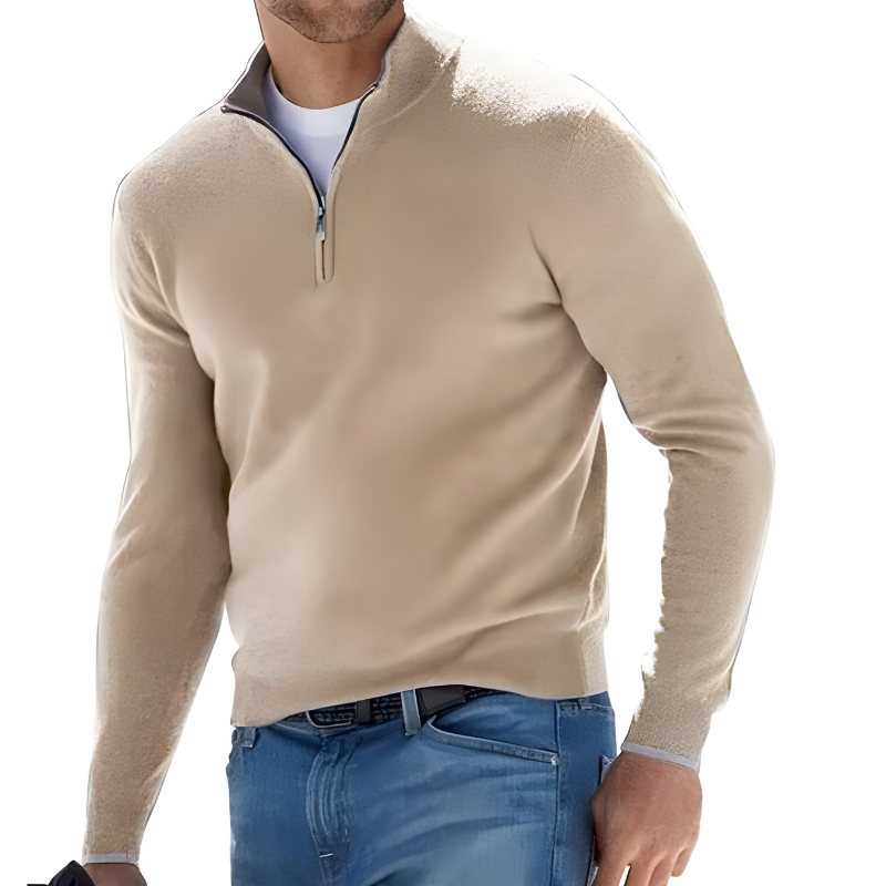 Men's Cashmere Jumper with Long Sleeves – Soft and Timeless