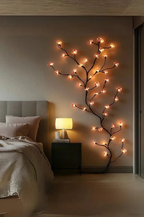 Decorative Wall Lamp in Tree Shape with LED Lighting for a Cosy Interior