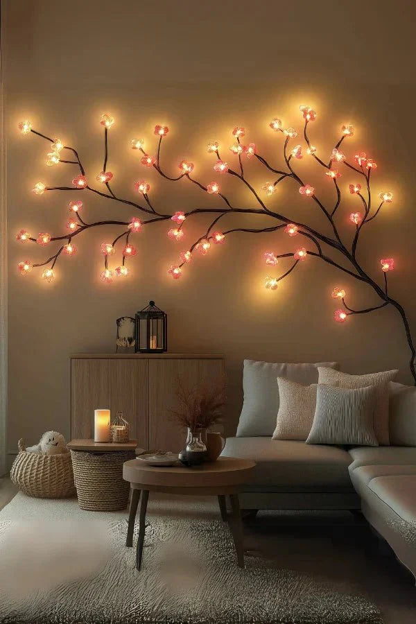 Decorative Wall Lamp in Tree Shape with LED Lighting for a Cosy Interior
