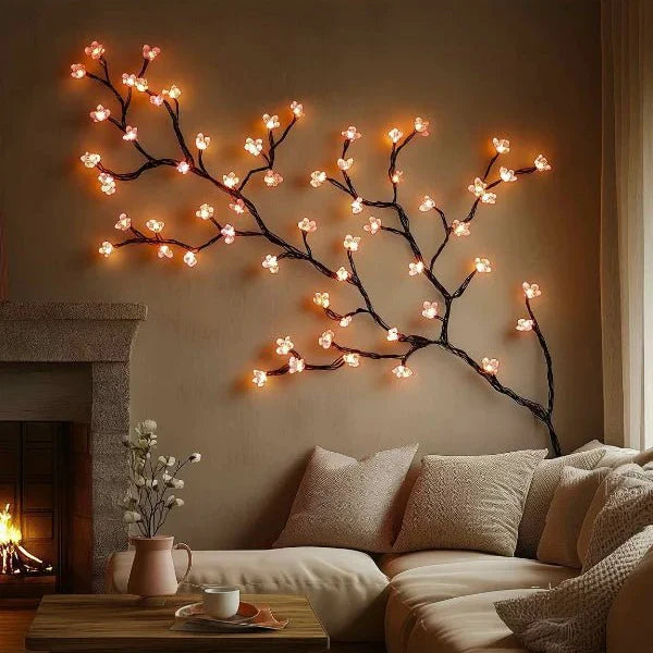 Decorative Wall Lamp in Tree Shape with LED Lighting for a Cosy Interior